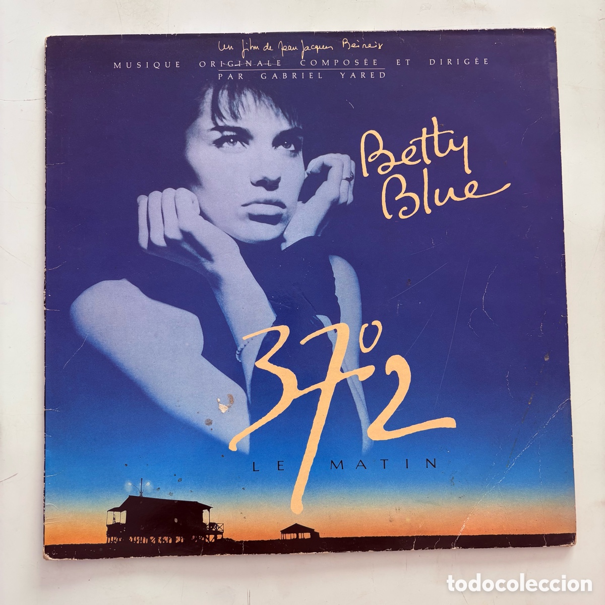 Discos de vinilo: lp banda sonora pelicula Gabriel Yared &ndash; Betty Blue (37&deg;2 Le Matin) edicion UK de 1986