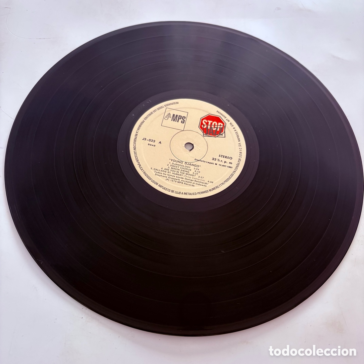 Discos de vinilo: lp Stephane Grappelli Young Django edicion espa&ntilde;ola de 1981 - Foto 3