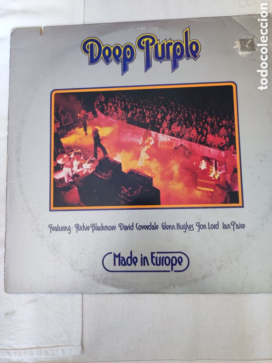 Discos de vinilo: DEEP PURPLE - MADE IN EUROPE