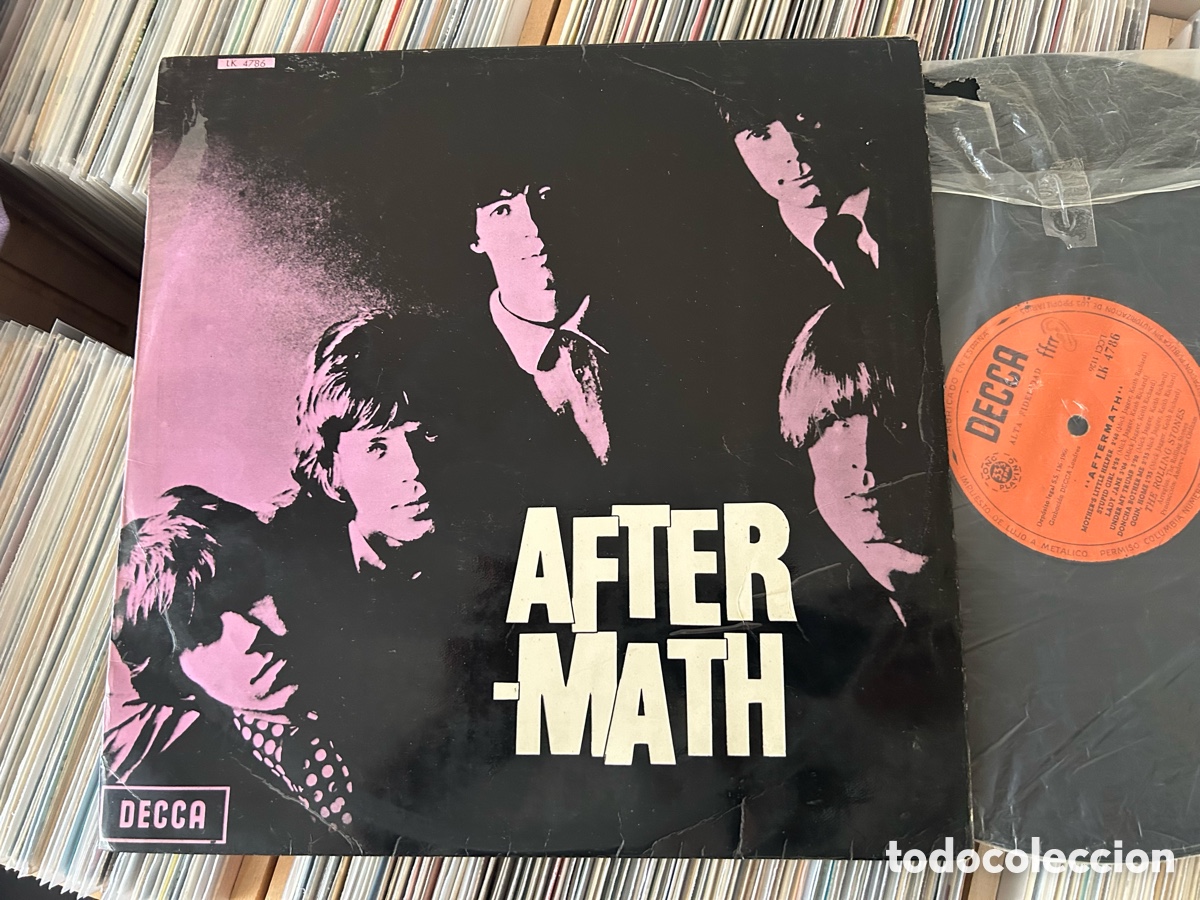 Discos de vinilo: THE ROLLING STONES LP AFTERMATH PRIMERA EDICION 1966 DECCA