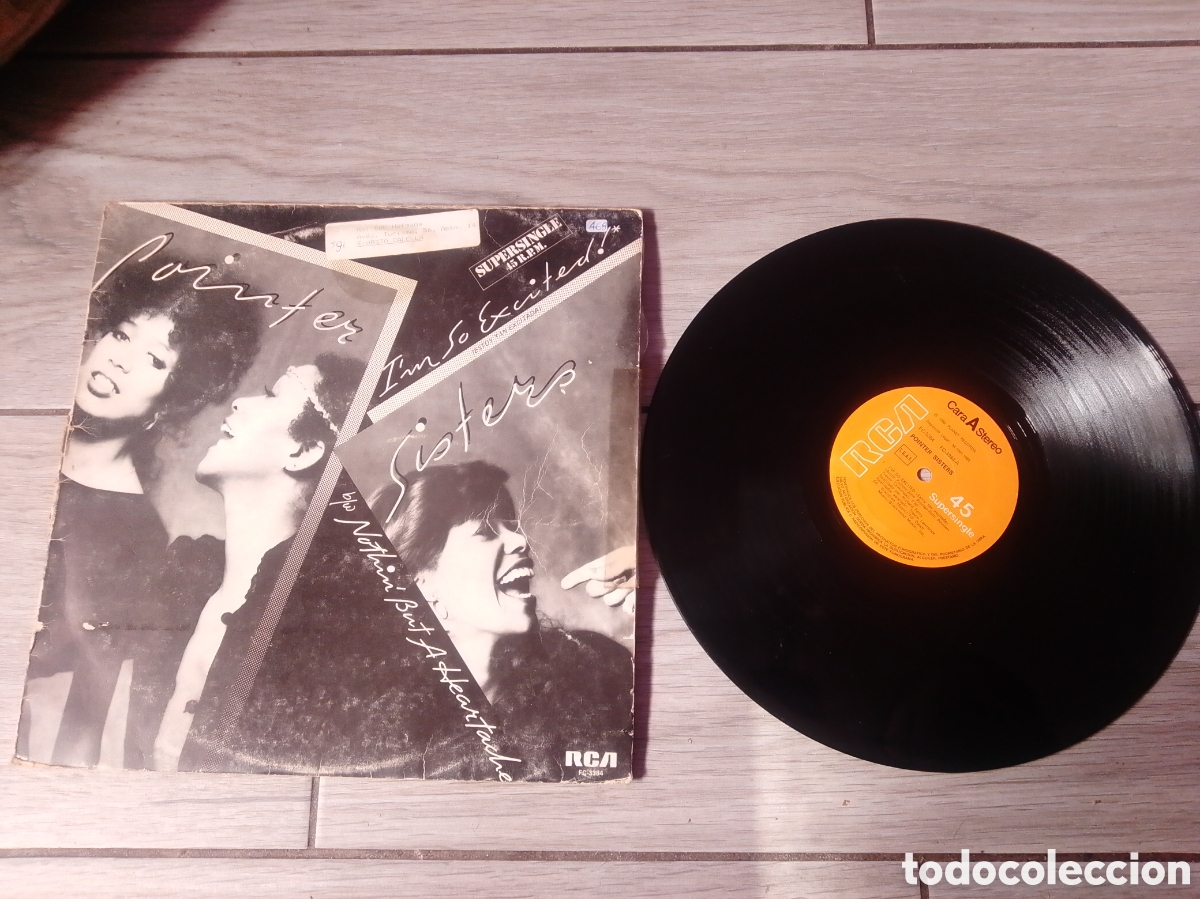 Discos de vinilo: POINTER SISTERS - I'M SO EXCITED - MAXI - SPAIN - RCA - PLS 468 - L -