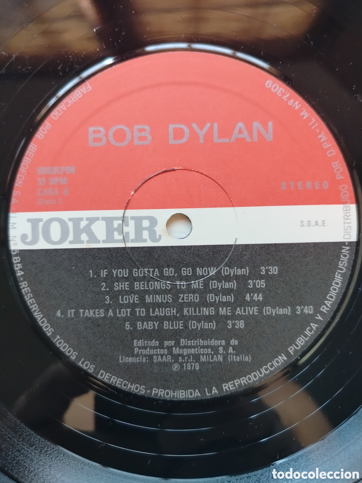 Discos de vinilo: S&oacute;lo LP 2 Bob Dylan Bootleg - Foto 2