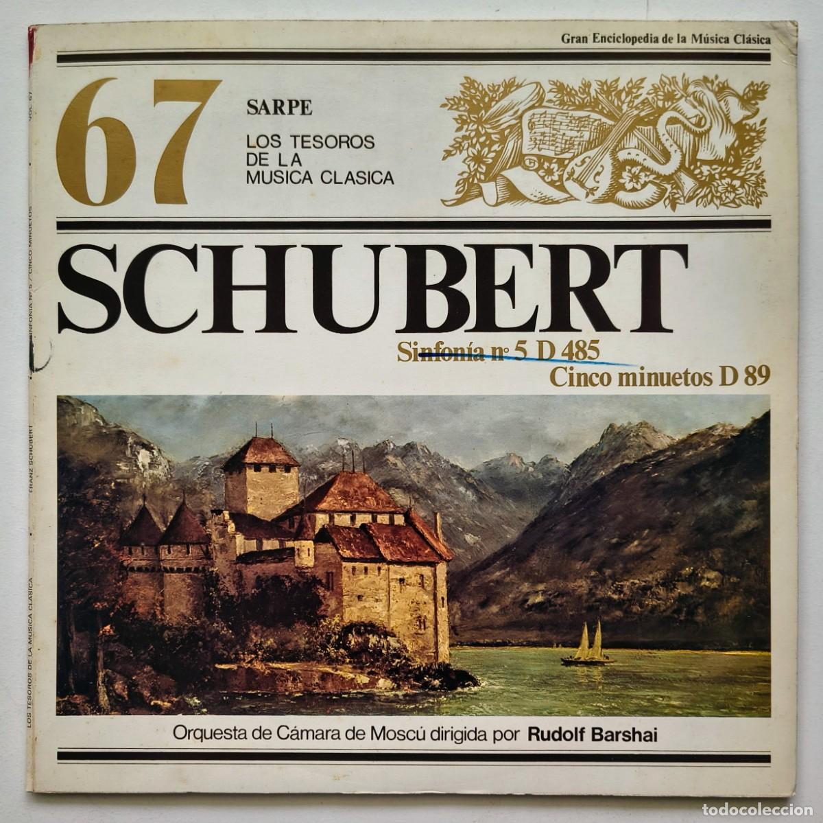 Discos de vinilo: Schubert - Los Tesoros de la musica clasica - 67