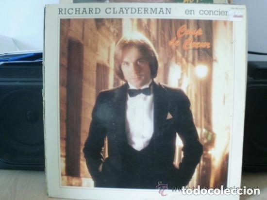 Discos de vinilo: RICHARD CLAYDERMAN en concierto COUP DE COEUR 2 discos