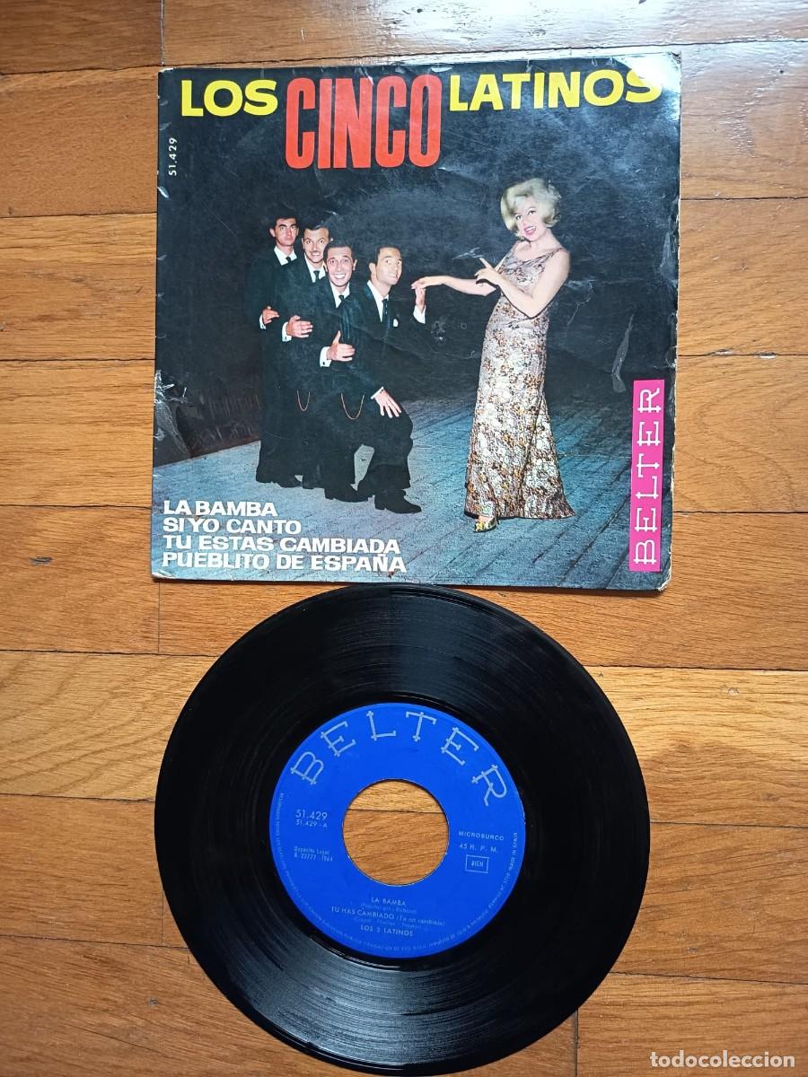 Discos de vinilo: SINGLE EP - LOS CINCO LATINOS - LA BAMBA - 1964