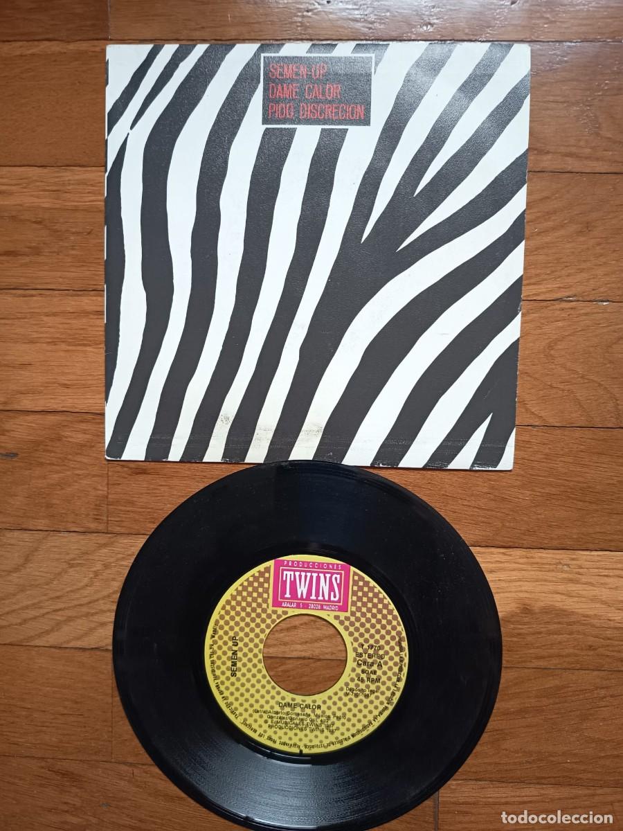 Discos de vinilo: SINGLE - SEMEN UP - DAME CALOR - 1987