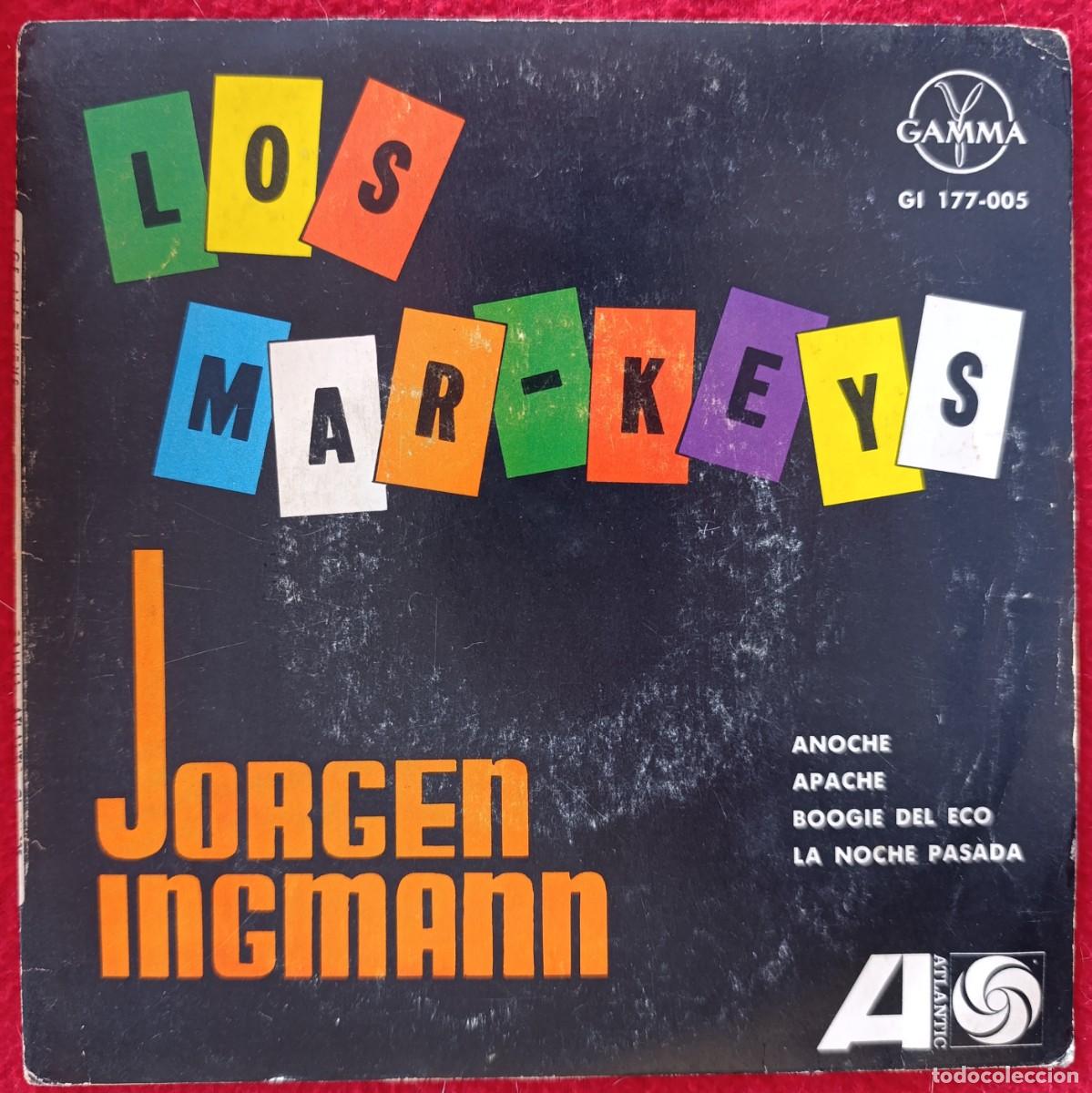 Discos de vinilo: LOS MAR-KEYS / J&Oslash;RGEN INGMANN &lrm;7&rdquo; EP 196? MEXICO -RARO!!! SURF INSTRO