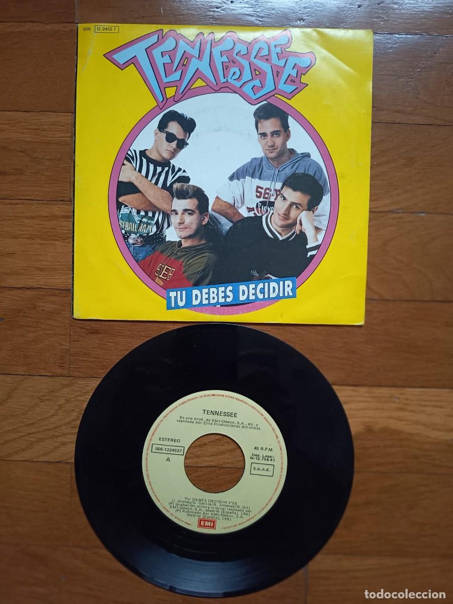 Discos de vinilo: SINGLE - TENNESSEE - TU DEBES DECIDIR - 1991