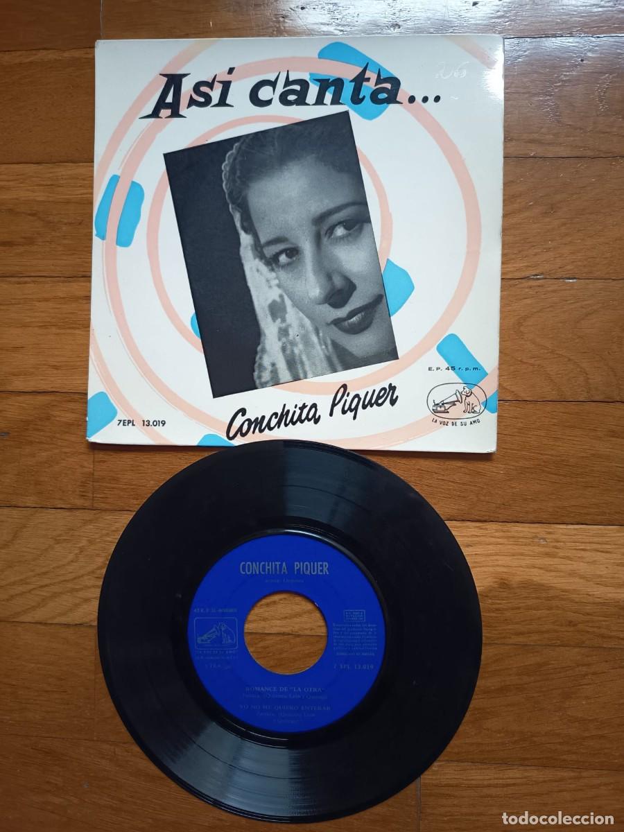 Discos de vinilo: SINGLE - CONCHITA PIQUER - ROMANCE DE LA OTRA