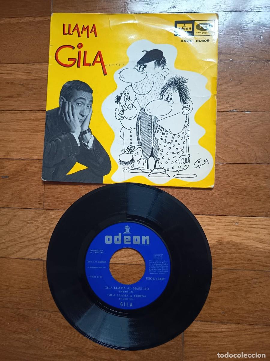 Discos de vinilo: SINGLE EP - GILA - GILA LLAMA AL MAESTRO - 1964