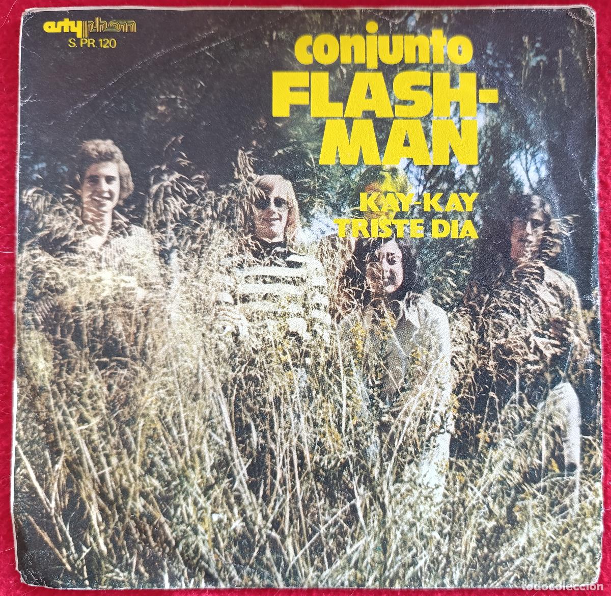 Discos de vinilo: CONJUNTO FLASH-MAN &lrm;&ndash; KAY-KAY 7&rdquo; 1972