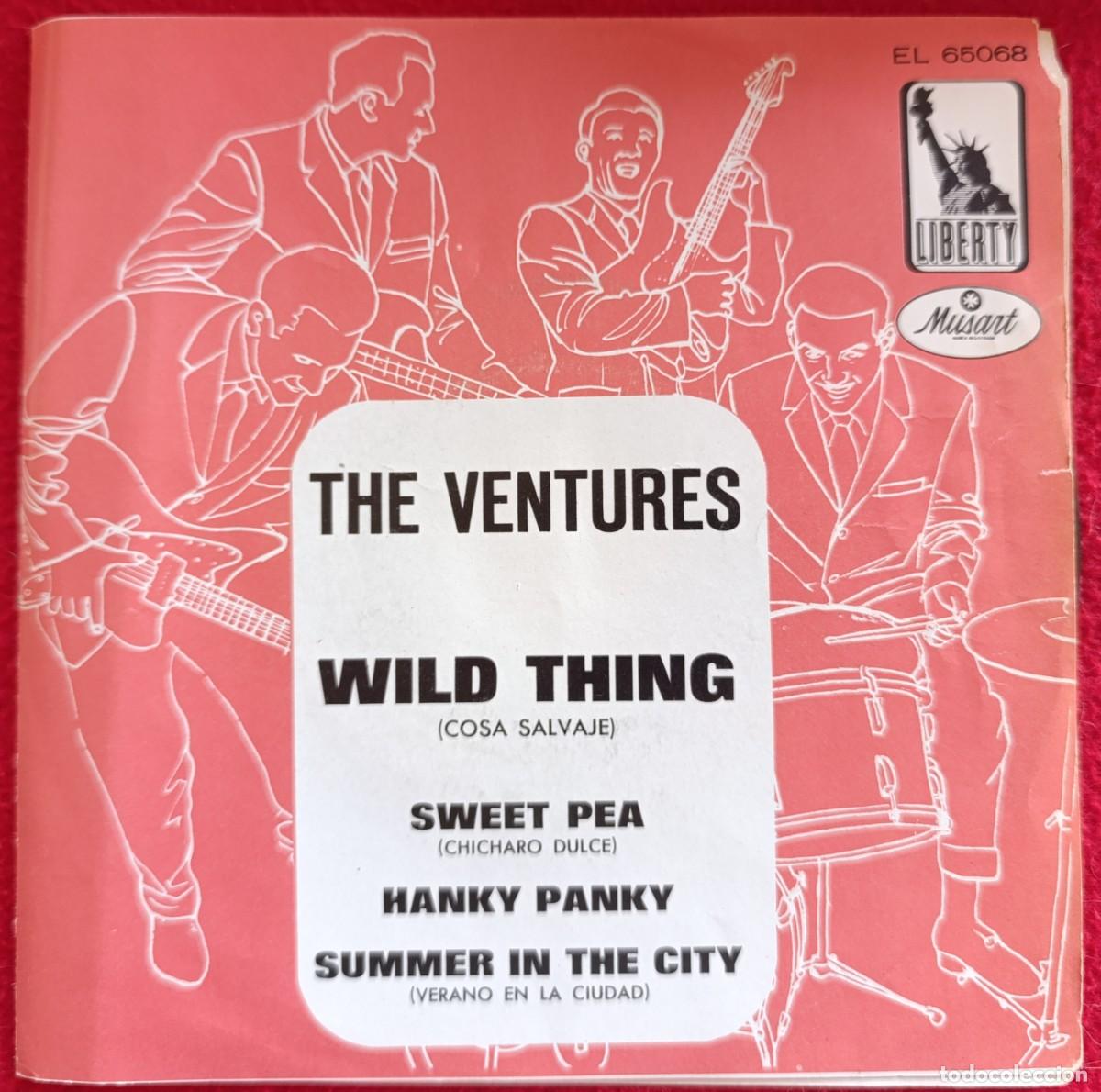 Discos de vinilo: THE VENTURES &ndash; WILD THING EP 196? MEXICO SURF INSTRO GARAGE