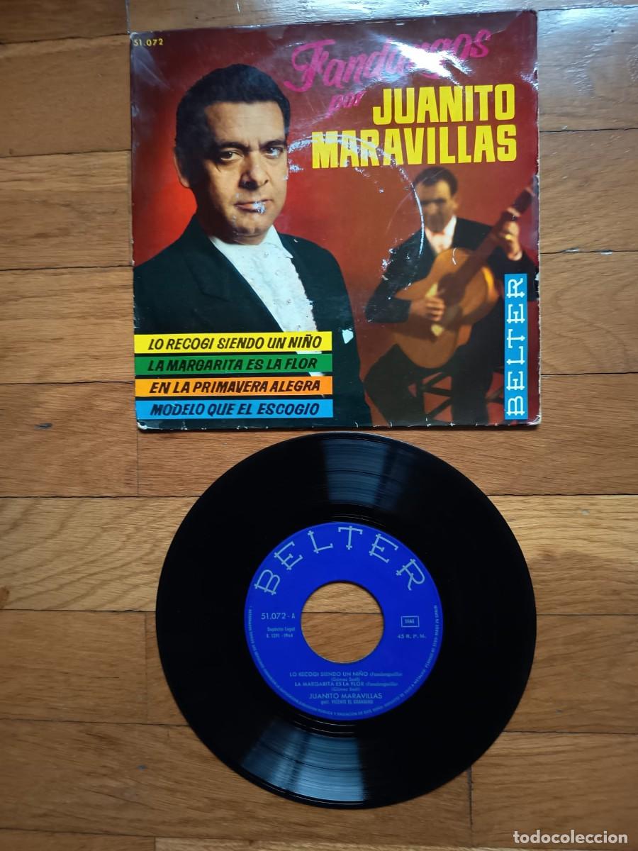Discos de vinilo: SINGLE EP - JUANITO MARAVILLAS - LO RECOGI SIENDO UN NI&Ntilde;O - 1964