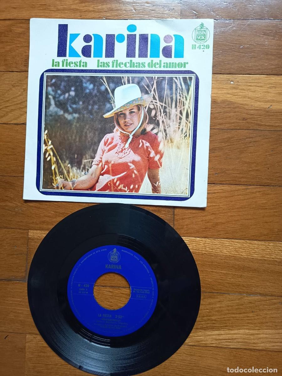 Discos de vinilo: SINGLE EP - KARINA - LA FIESTA - 1968