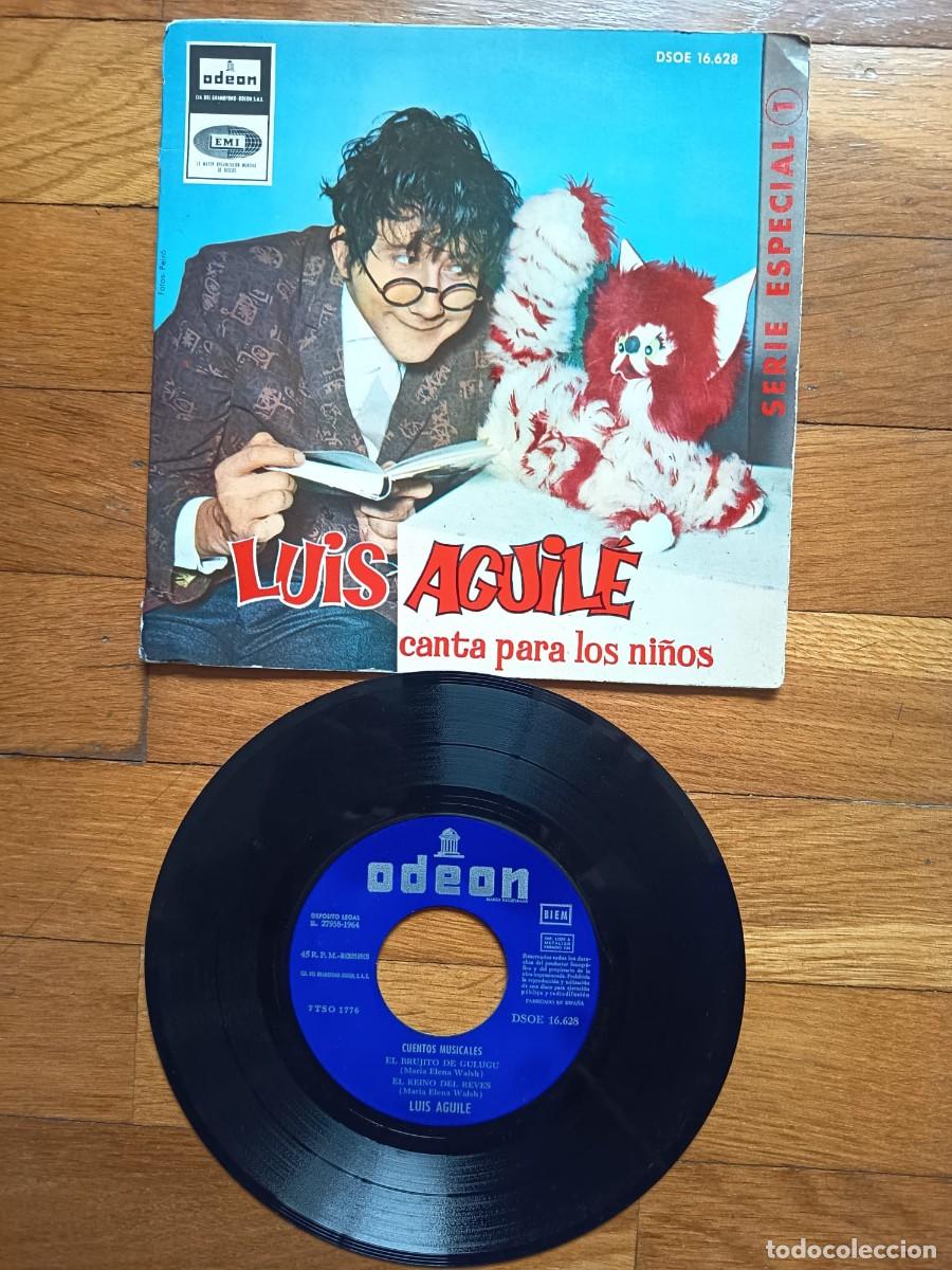 Discos de vinilo: SINGLE EP - LUIS AGUILE - EL BRUJITO GULUGU - 1964