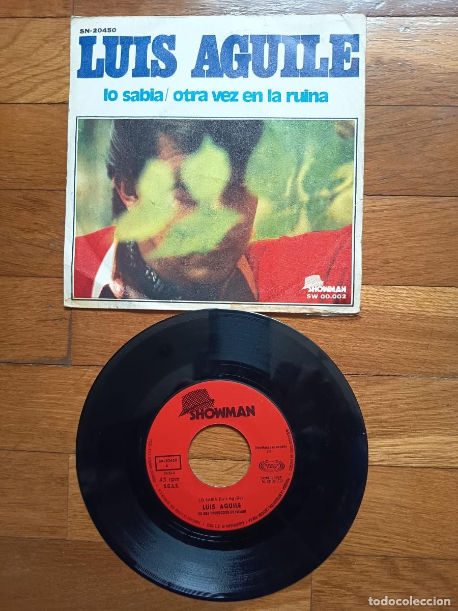 Discos de vinilo: SINGLE - LUIS AGUILE - LO SABIA - 1970