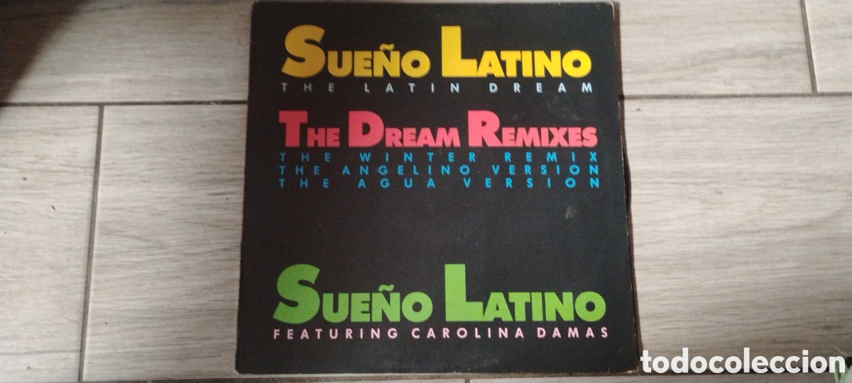 Discos de vinilo: SUE&Ntilde;O LATINO-THE LATIN DREAM(THE DREAM REMIXES)-MAXI-BCM/UK&EUROPE-IB