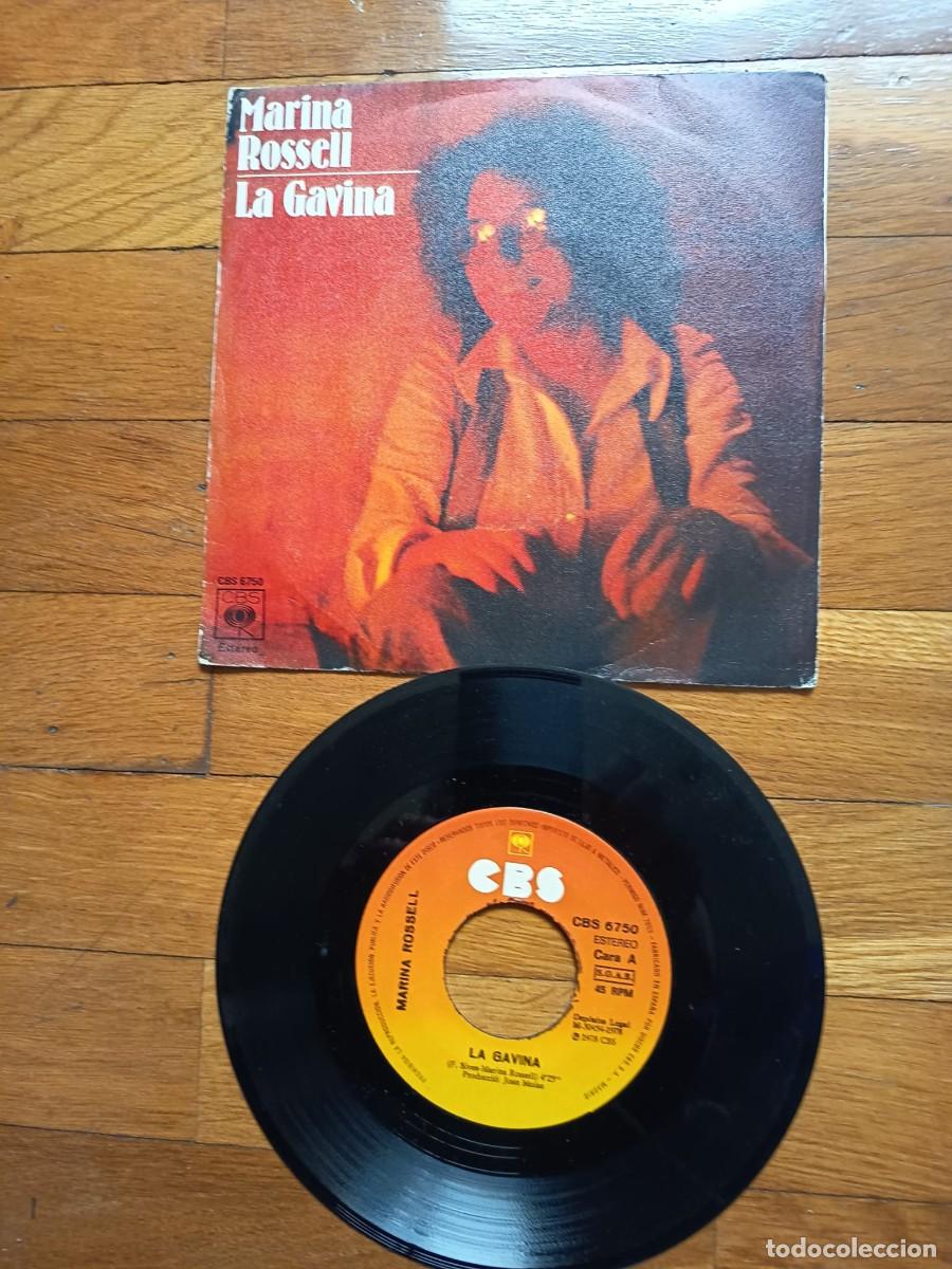 Discos de vinilo: SINGLE - MARINA ROSSELL - LA GAVINA - 1978