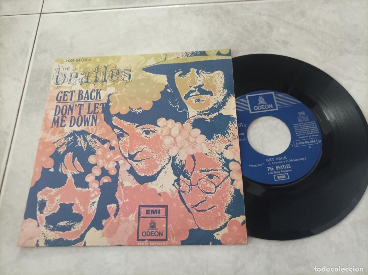 Discos de vinilo: The Beatles single get back - Foto 1