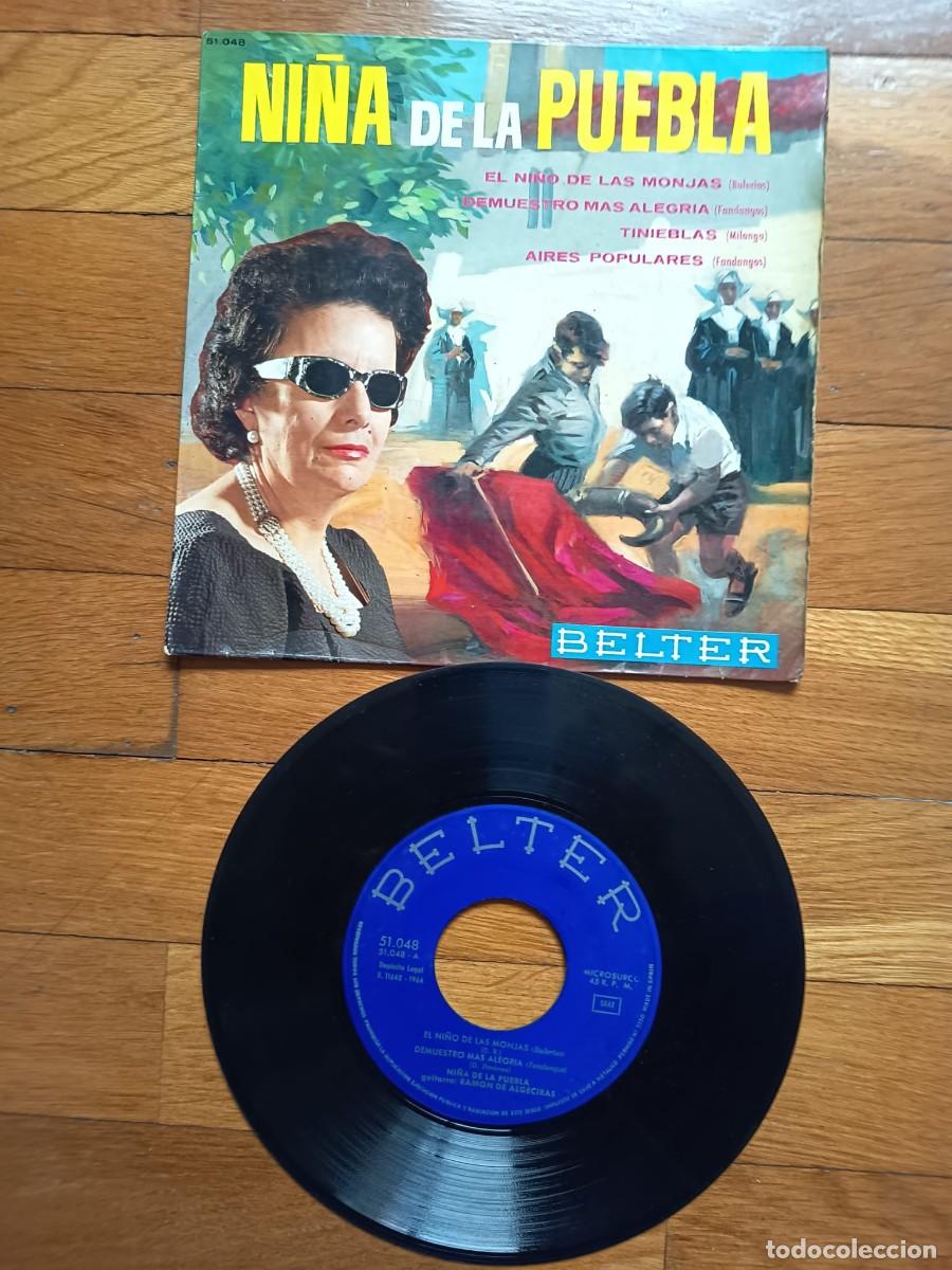 Discos de vinilo: SINGLE EP - NI&Ntilde;A DE LA PUEBLA - EL NI&Ntilde;O DE LAS MONJAS - 1964