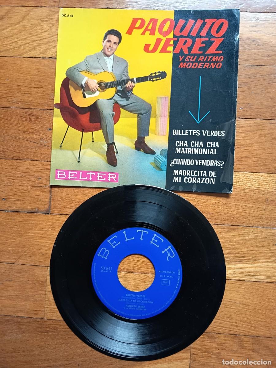 Discos de vinilo: SINGLE EP - PAQUITO JEREZ - CHA, CHA, CHA - 1962