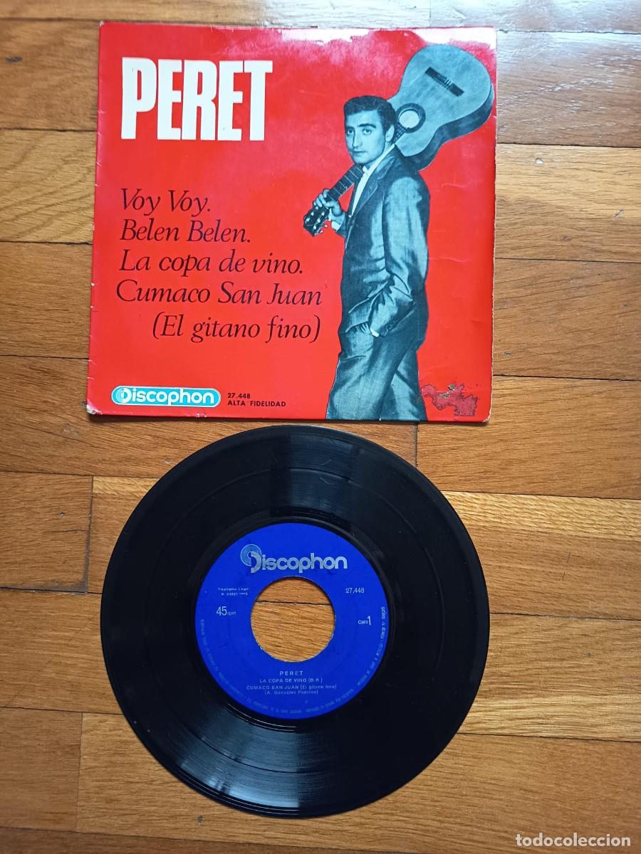 Discos de vinilo: SINGLE EP - PERET - LA COPA DE VINO - 1965
