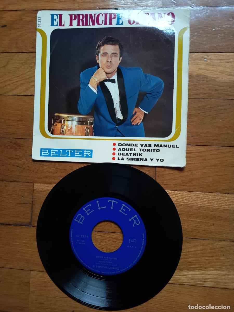 Discos de vinilo: SINGLE EP - EL PRINCIPE GITANO - DONDE VAS MANUEL - 1968