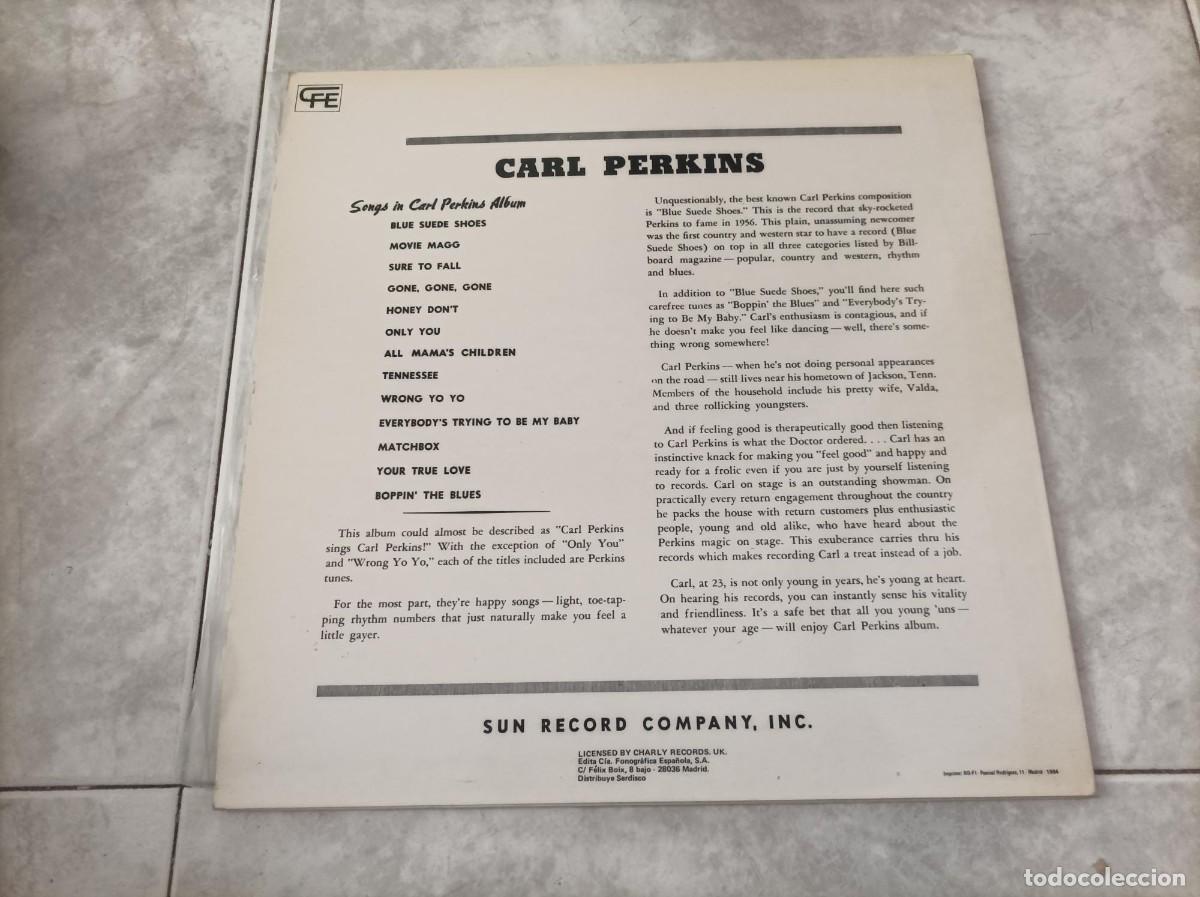 Discos de vinilo: Carl Perkins lp reedici&oacute;n del original - Foto 2