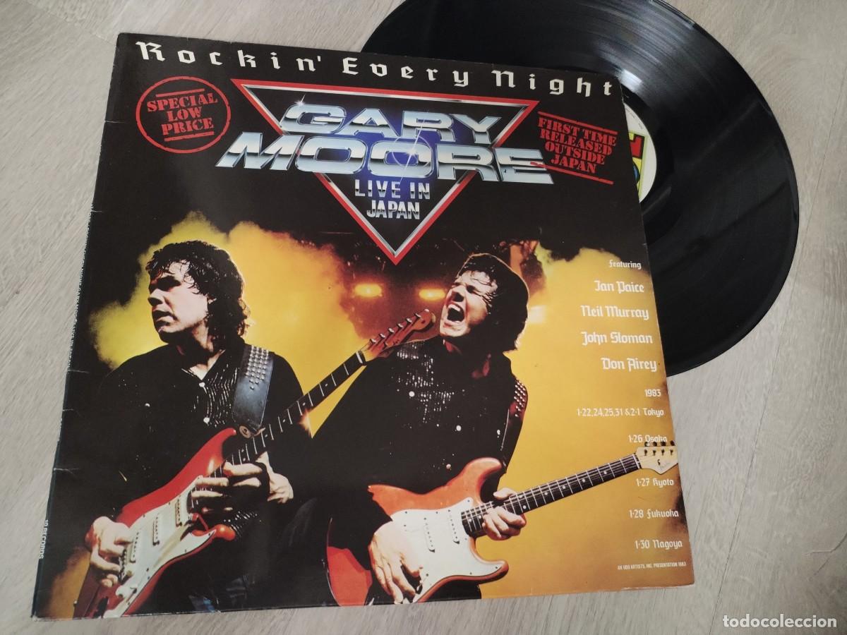 Discos de vinilo: GARY MOORE - ROKIN &acute; EVERY NIGHT - LIVE IN JAPAN ..LP DE EDICION ESPA&Ntilde;OLA .