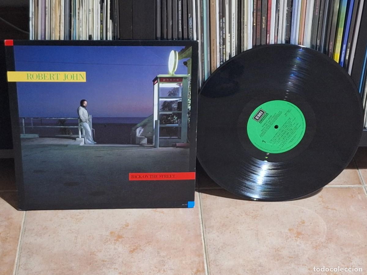 Discos de vinilo: Robert John &lrm;&ndash; Back On The Street LP EMI America &lrm;&ndash; SW-17027 USA