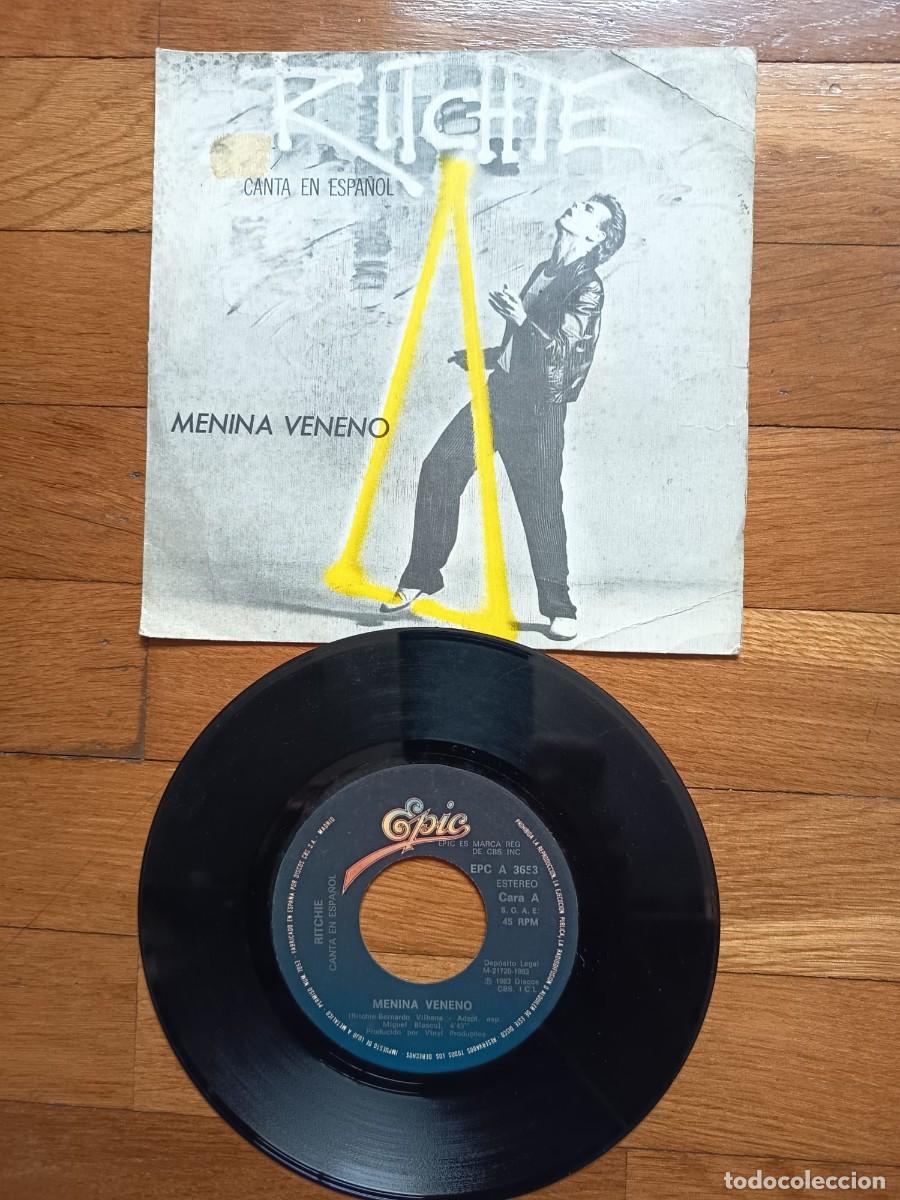 Discos de vinilo: SINGLE - RITCHIE - MENINA VENENO - 1983 - Foto 1