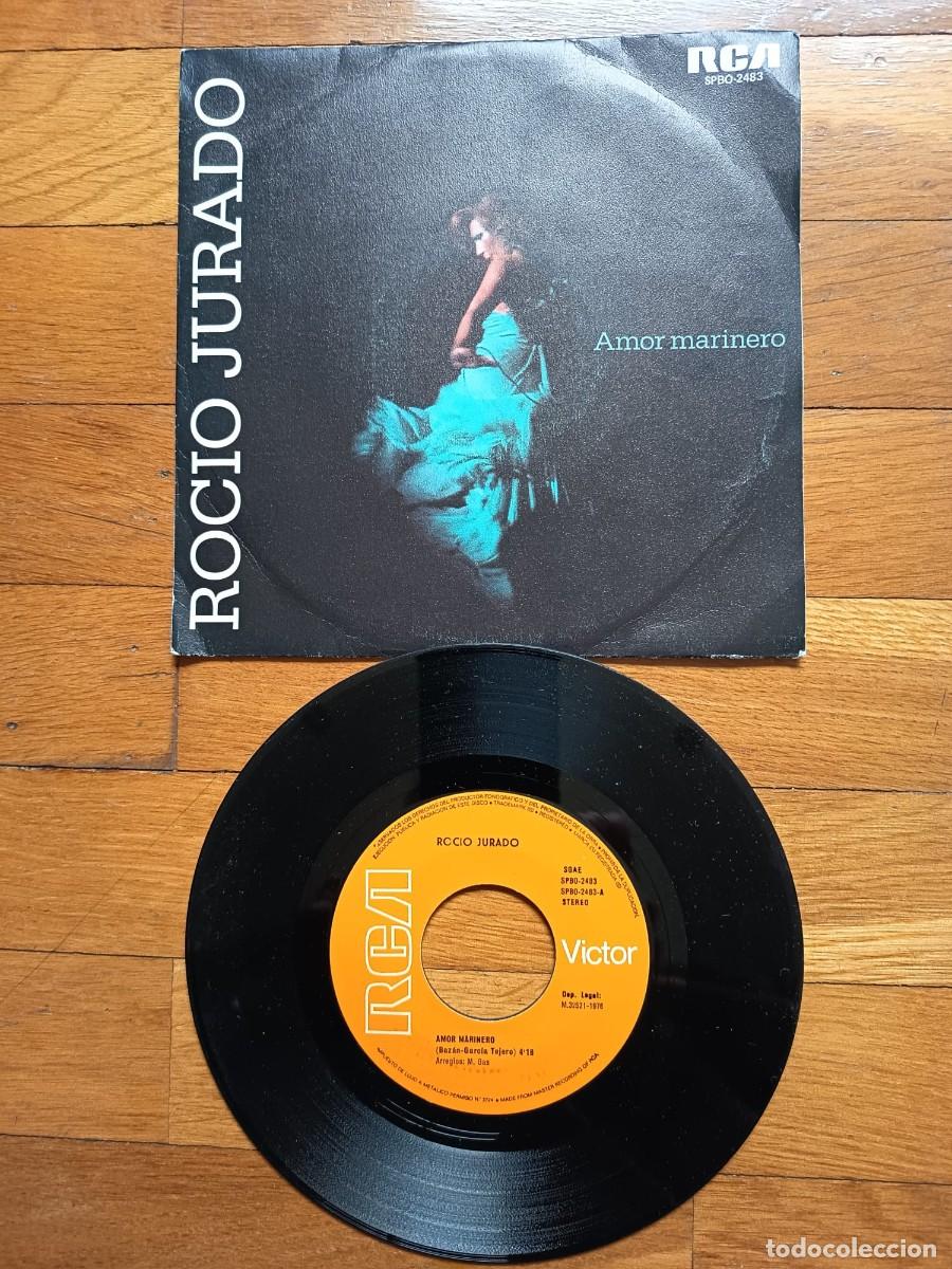 Discos de vinilo: SINGLE - ROCIO JURADO - AMOR MARINERO - 1976
