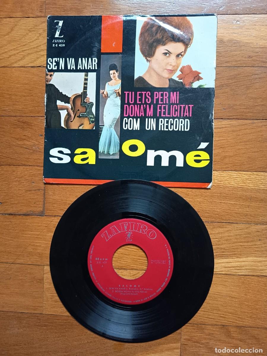 Discos de vinilo: SINGLE EP - SALOME - SEN VA ANAR - 1963 - Foto 1