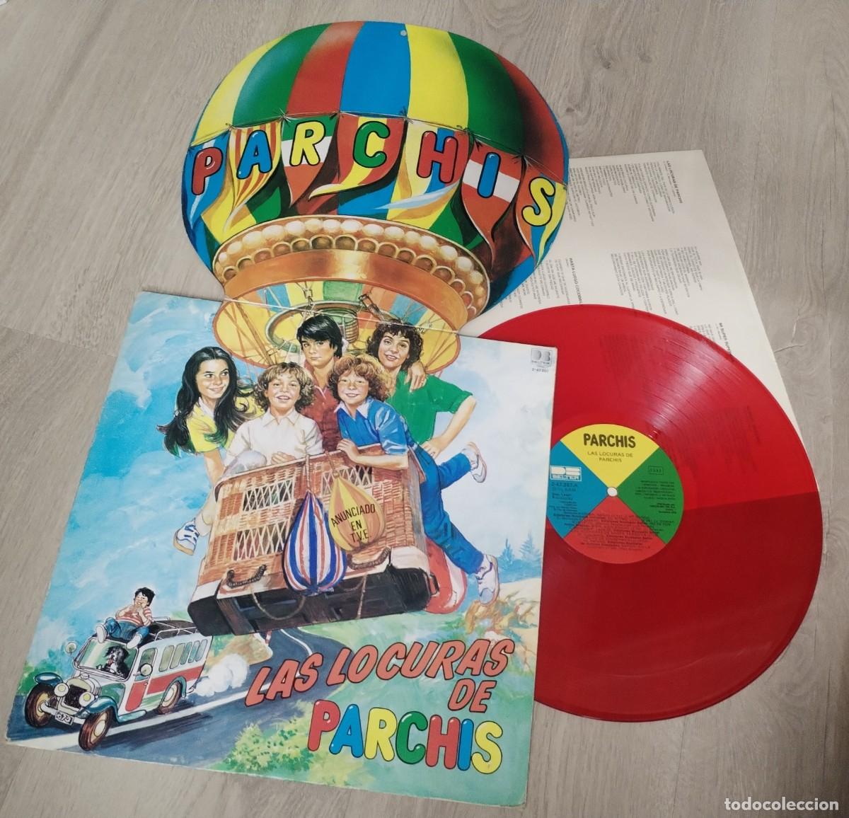 Discos de vinilo: PARCHIS - LAS LOCURAS DE PARCHIS ...LP DE BELTER - 1982 CON LETRAS ..LA PORTADA SE ABRE Y SALE GLOBO