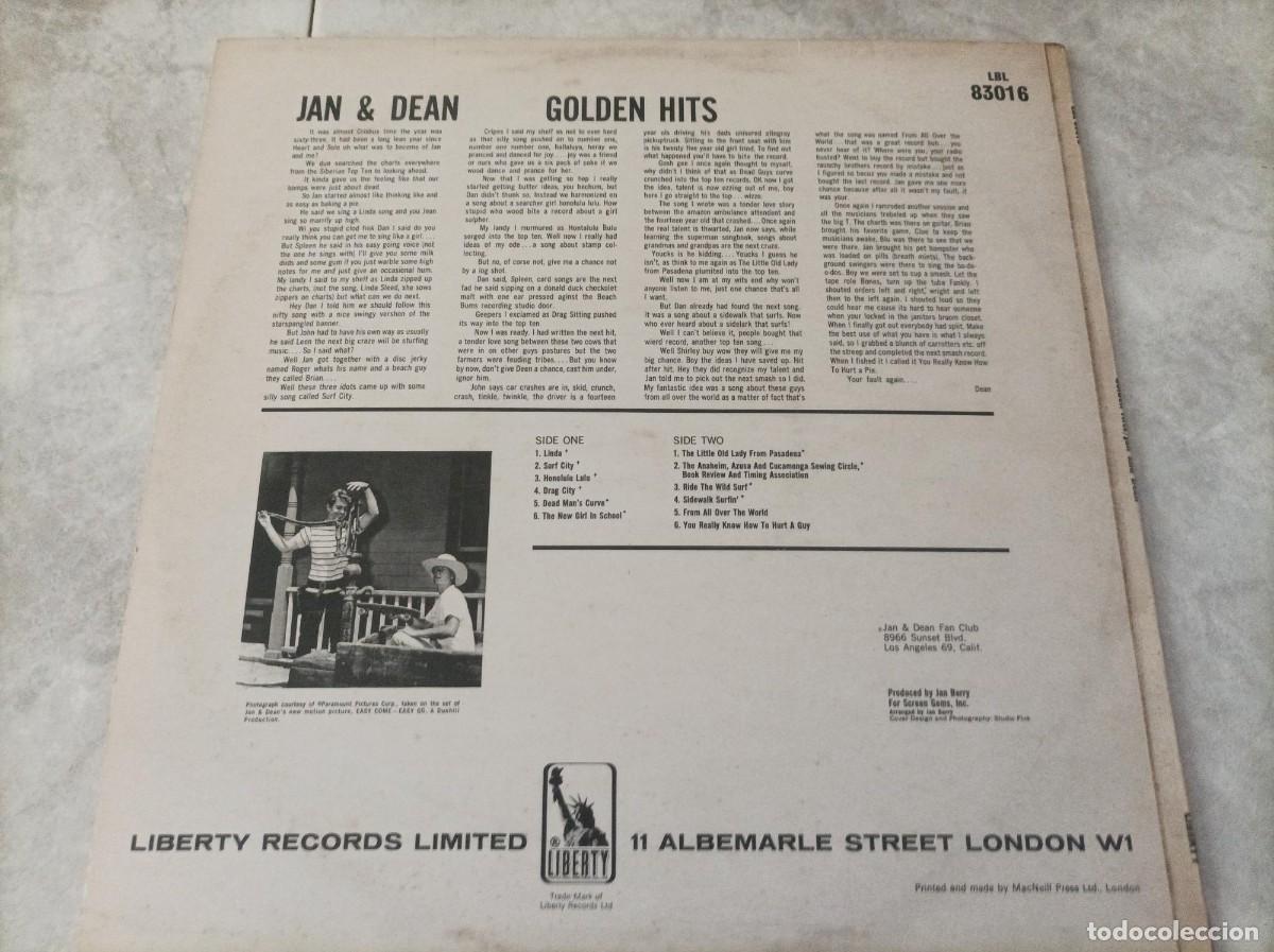 Discos de vinilo: Jan & Dean lp original - Foto 2