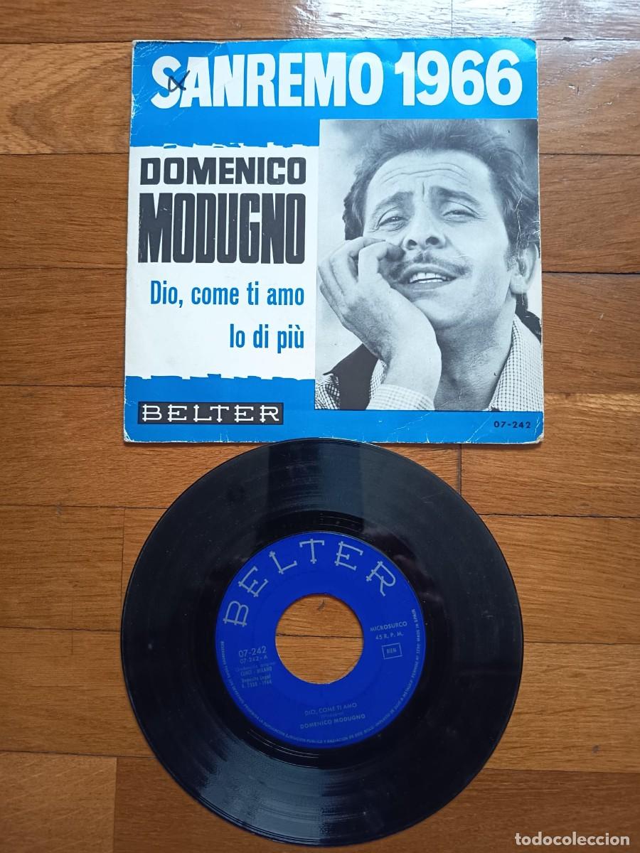 Discos de vinilo: SINGLE - DOMENICO - MODUGNO - DIO, COMO TI AMO - 1966 - Foto 1