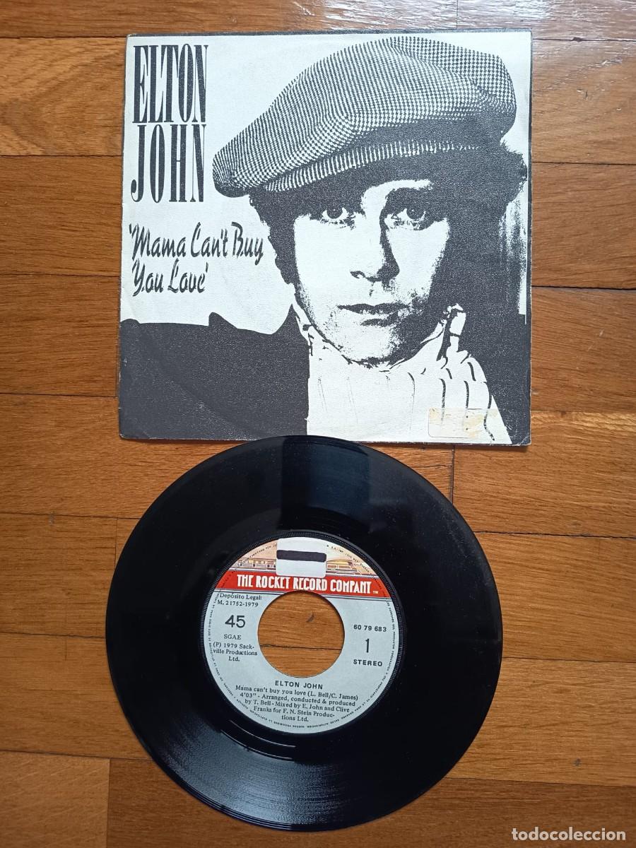 Discos de vinilo: SINGLE - ELTON JOHN - MAMA CAN'T BUY YOU LOVE - 1979