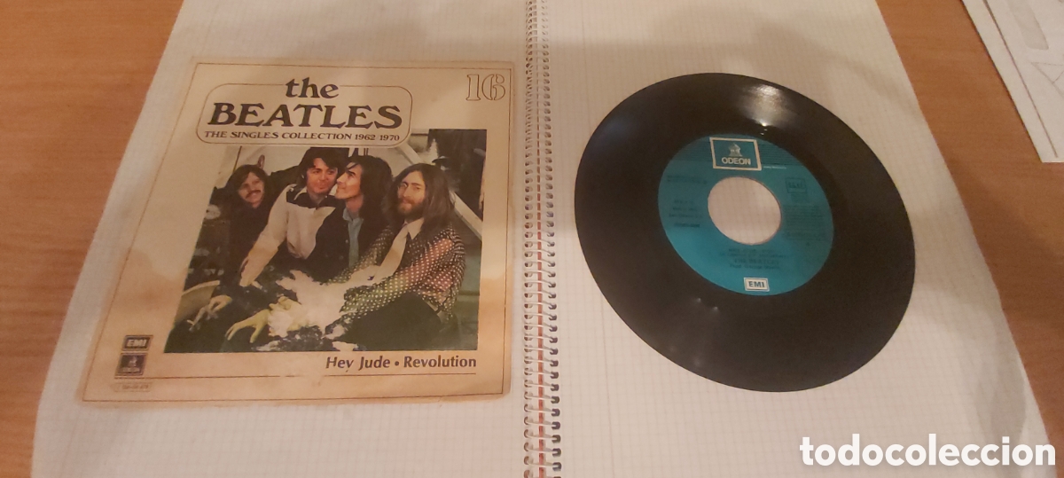 Discos de vinilo: THE BEATLES. HEY JUDE-REVOLUTION. 1976