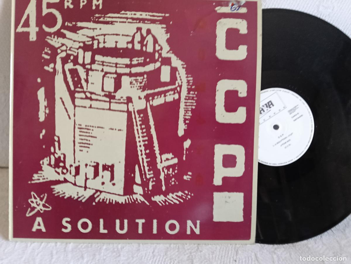 Discos de vinilo: CCP A Solution Maxi Excelente estado .Ver titulos y dem&aacute;s informaci&oacute;n en fotos.Pedido m&iacute;nimo 9,00 eu