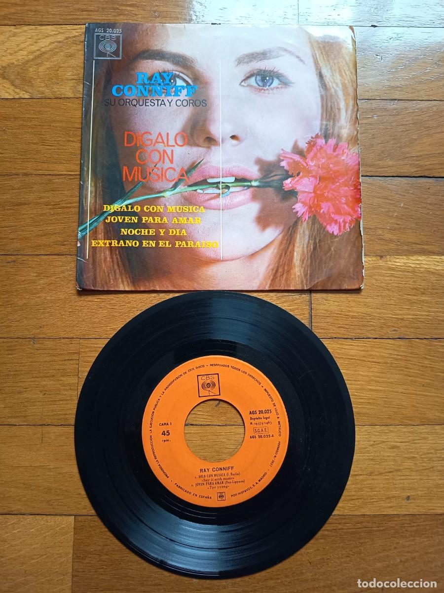 Discos de vinilo: SINGLE EP - RAY CONNIFF - DIGALO CON MUSICA - 1963 - Foto 1