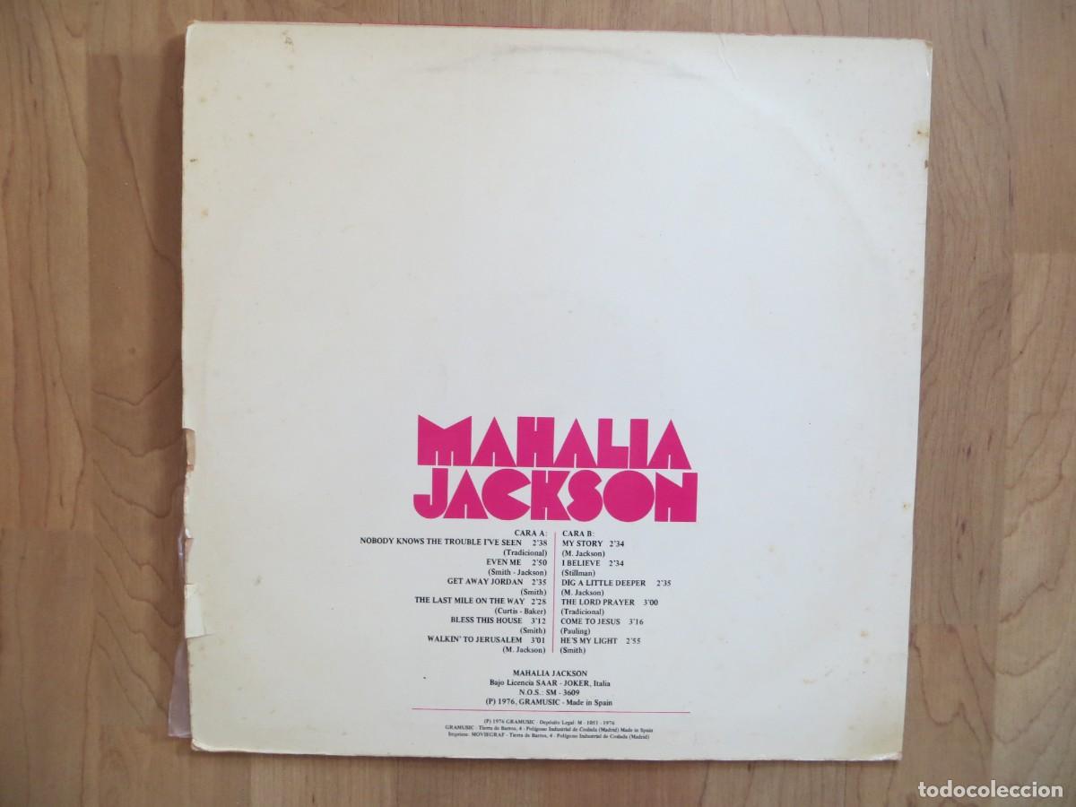 Discos de vinilo: Mahalia Jackson - Mahalia Jackson (LP, Comp) - Foto 2
