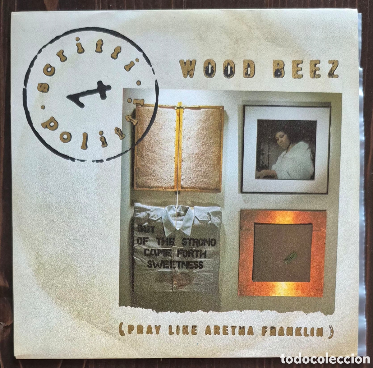 Discos de vinilo: SINGLE - SCRITTI POLITTI - WOOD BEEZ (PRAY LIKE ARETHA FRANKLIN) 1984 ESPA&Ntilde;A