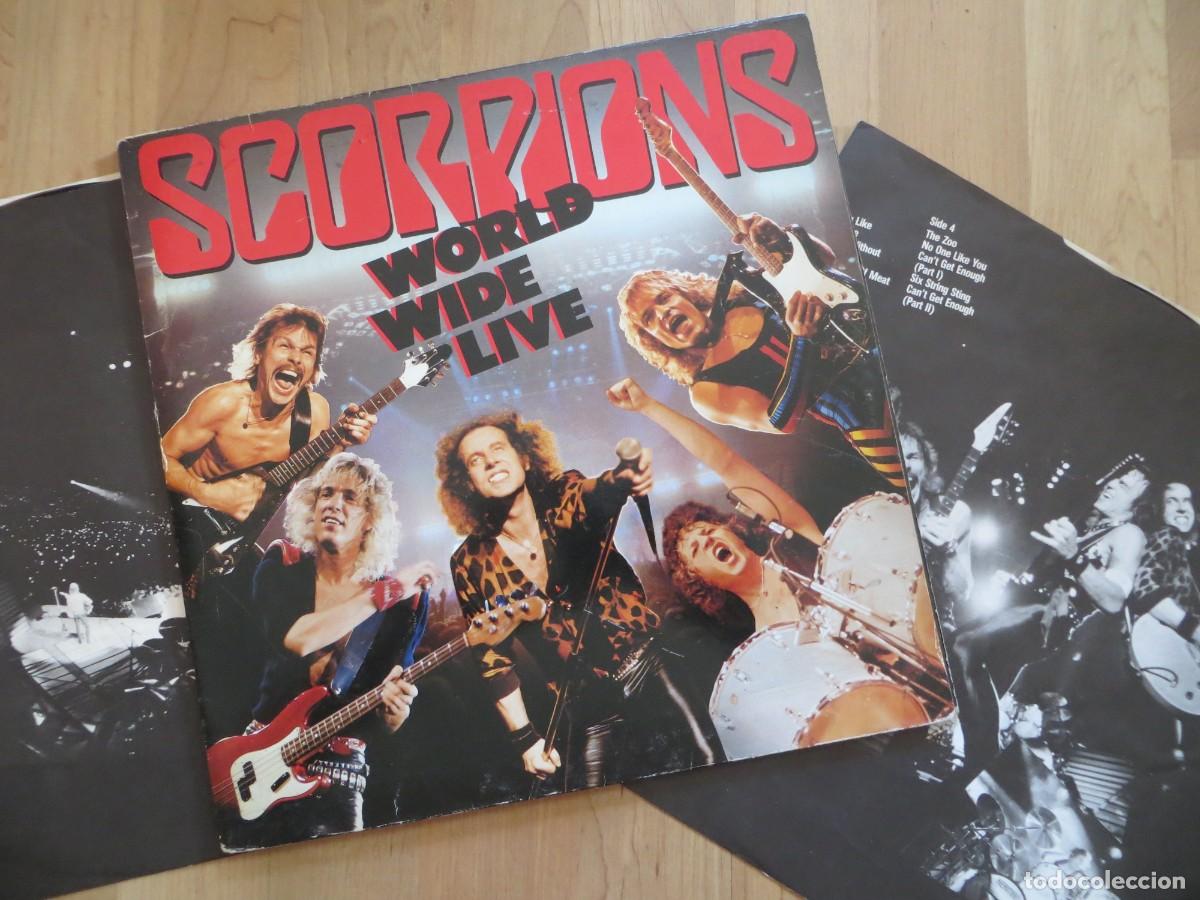 Disques de vinyle: Scorpions - World Wide Live (2xLP, Album, Gat)