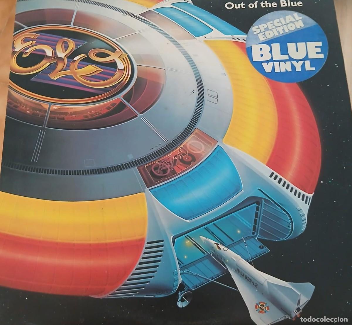 Discos de vinilo: ELECTRIC LIGHT ORCHESTRA - OUT OF THE BLUE - DOBLE LP - VINILO AZUL - EDIC ESPECIAL INGLESA