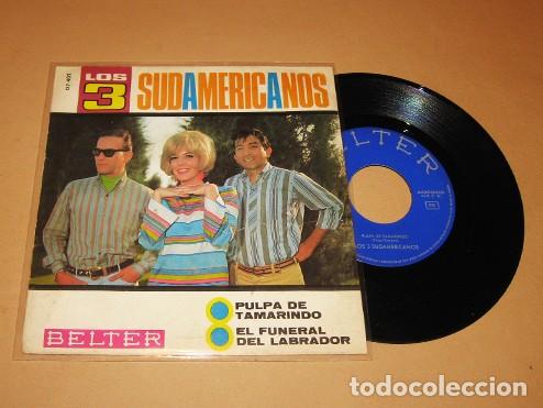Vinyl-Schallplatten: LOS 3 SUDAMERICANOS - PULPA DE TAMARINDO - SINGLE - 1967