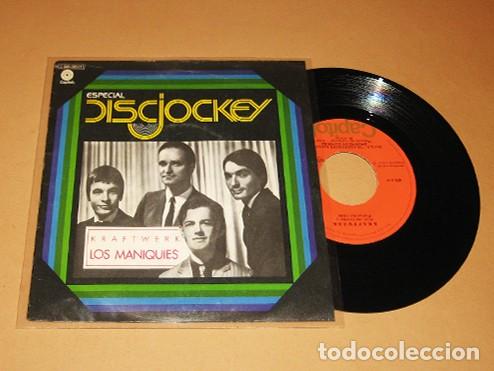 Discos de vinilo: KRAFTWERK - LOS MANIQU&Iacute;ES / SHOWROOM DUMMIES - SINGLE - 1977 - SPAIN - EXCELENTE