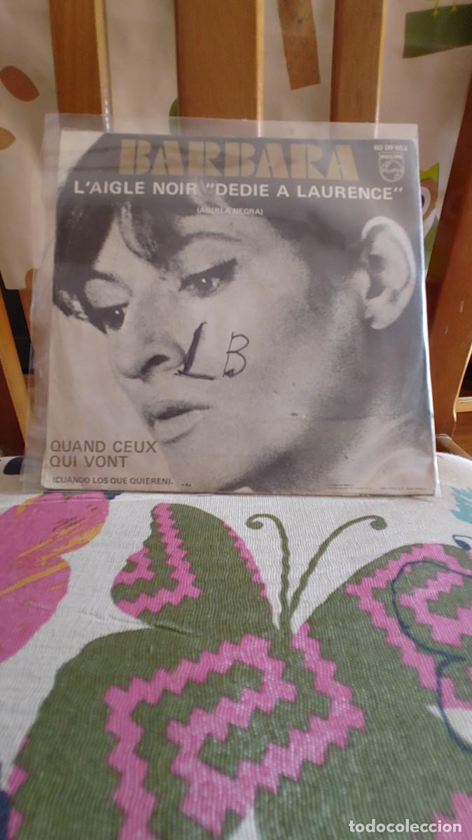 Discos de vinilo: BARBARA-SINGLE AGUILA NEGRA - Foto 2