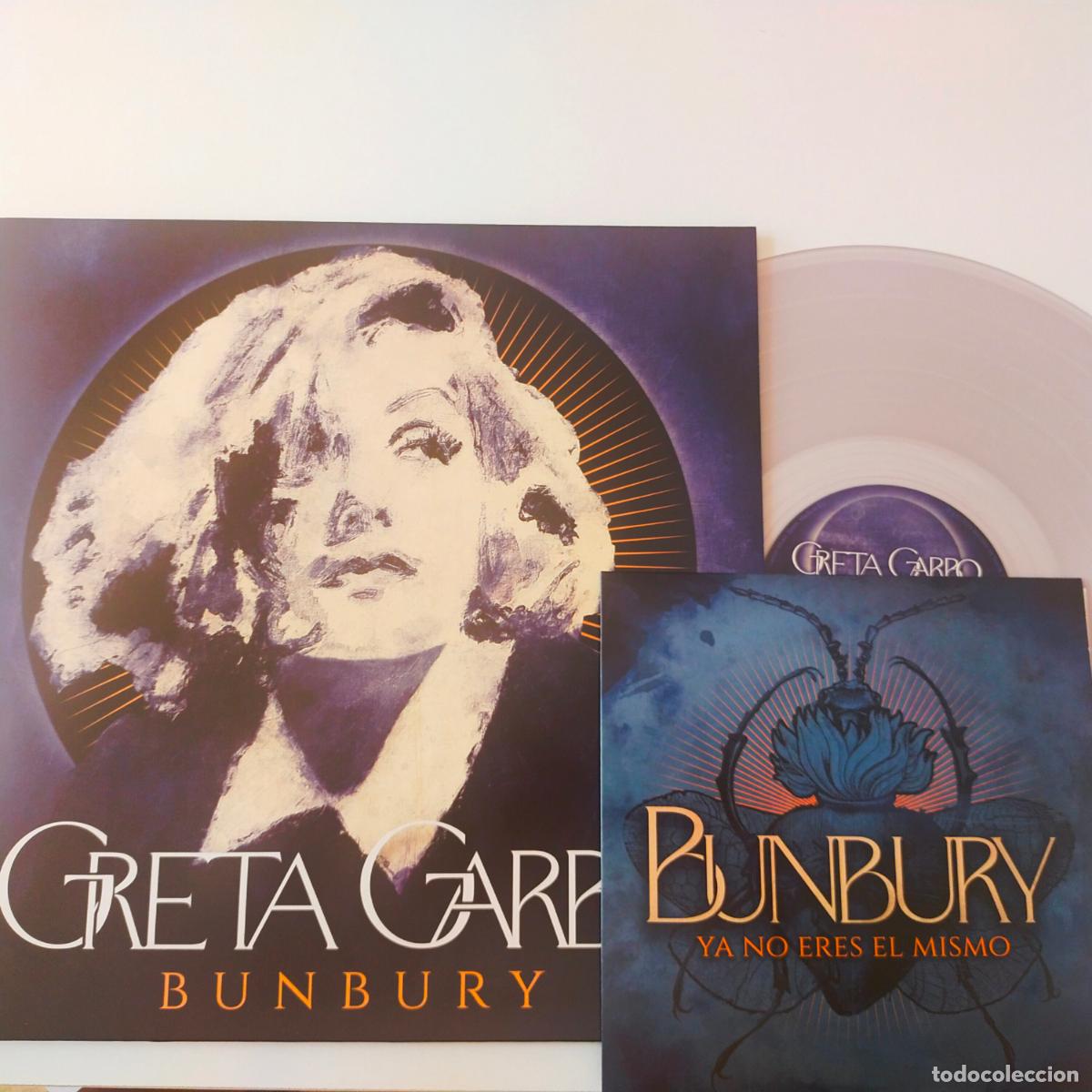 Discos de vinilo: ENRIQUE BUNBURY- GRETA GARBO-LP 2023+SINGLE-DISCO COLOR- EDIC. LIMIT-HEROES DEL SILENCIO-COMO NUEVO.