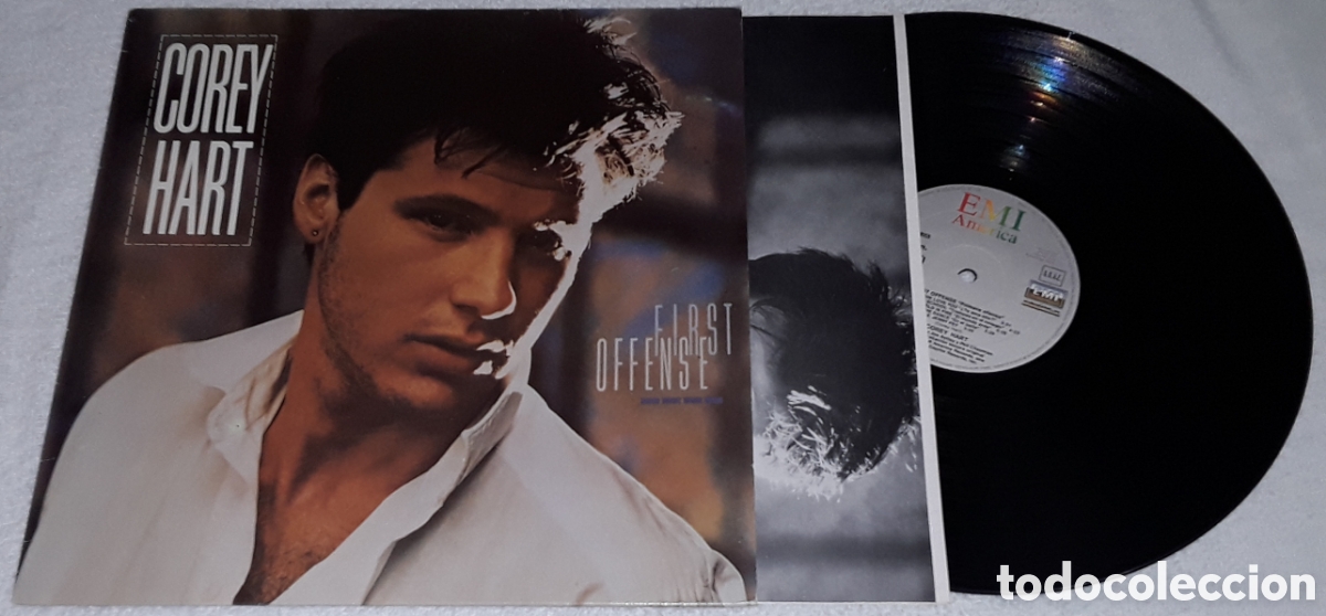 Discos de vinil: LP - COREY HART - FIRST OFFENSE - EDICI&Oacute;N PROMOCIONAL