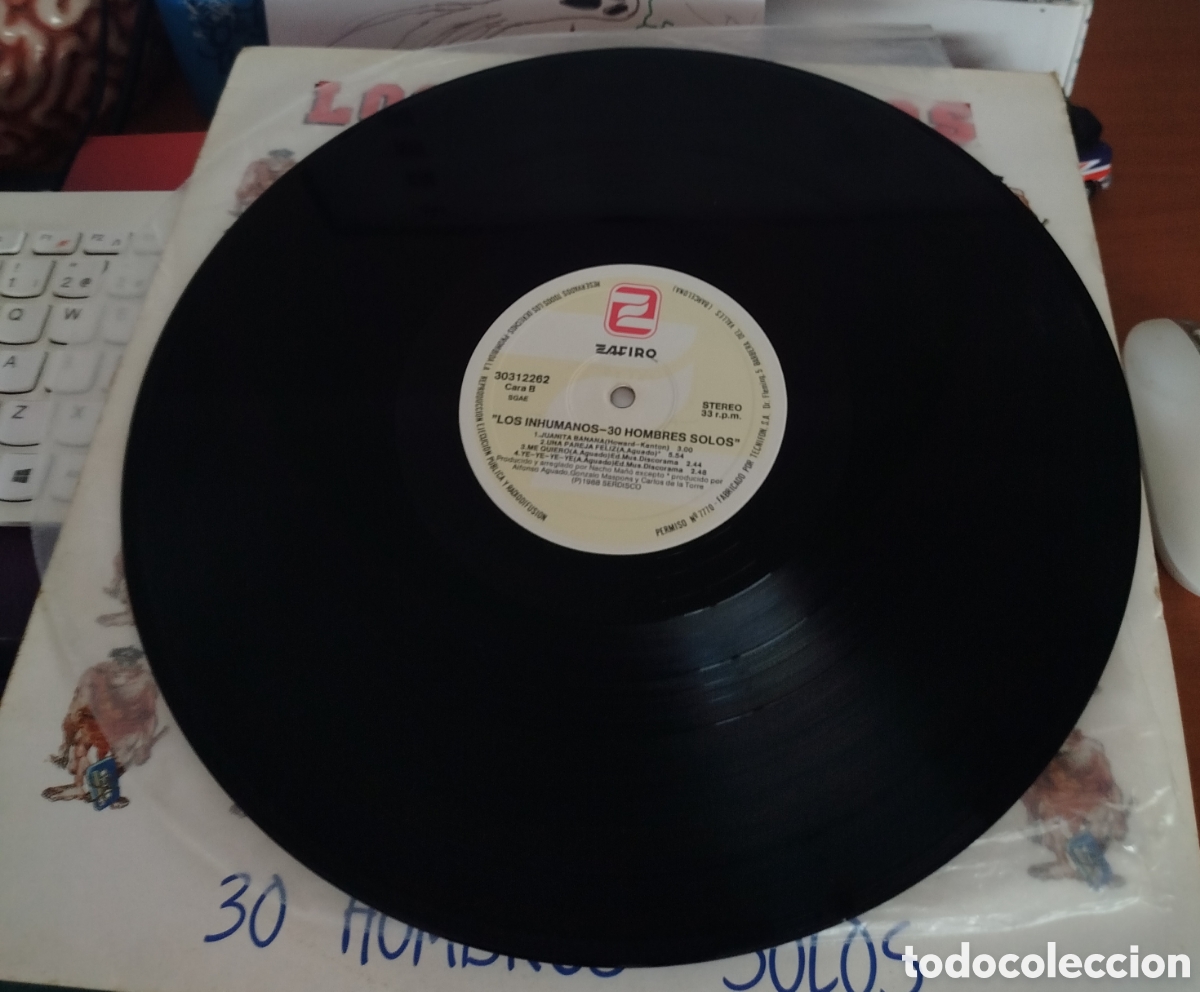 Discos de vinilo: Los inhumanos - 30 hombres solos - Foto 2